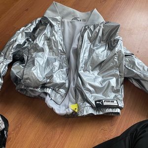Puma silver jacket